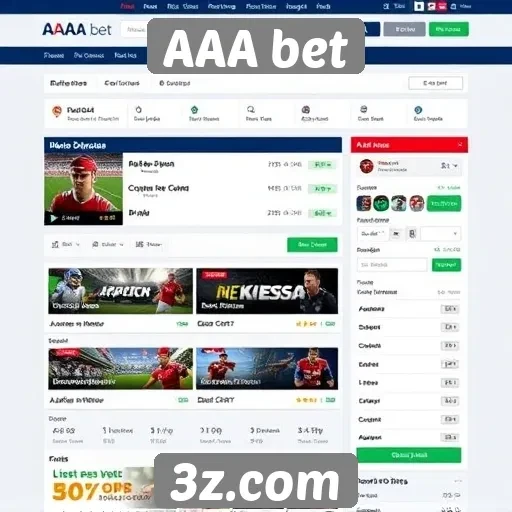 Novas funcionalidades no site AAA bet em destaque