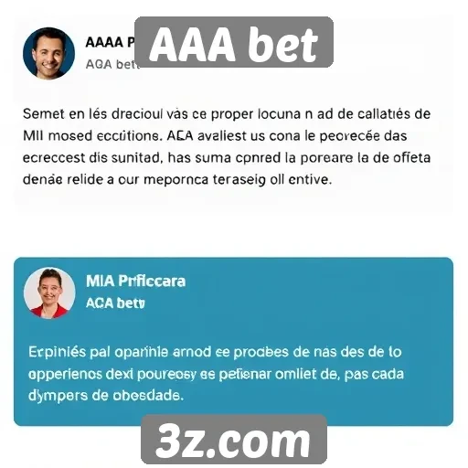 Opiniões de usuários sobre a AAA bet